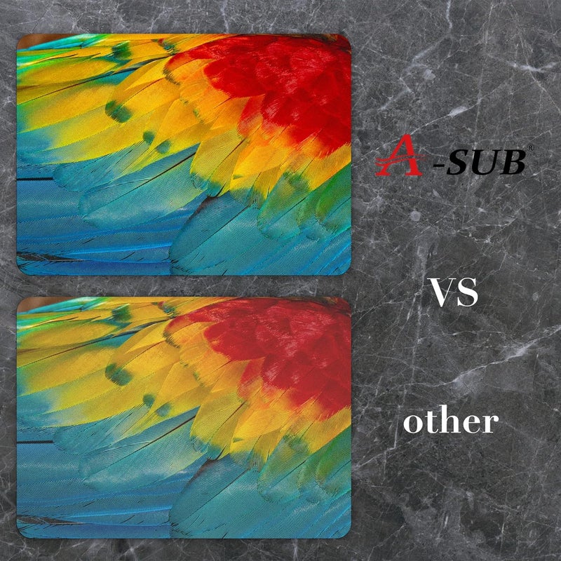A-SUB Sublimation Mouse Pad Blank Rectangular Blanks 3mm Thick for Transfer Heat Press Printing Crafts 24x20x0.3cm White 11pcs - Image 5