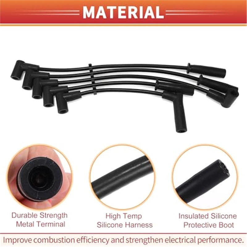 Vuzmode Car Spark Plug Coil Wires for Dodge Dakota - Image 2