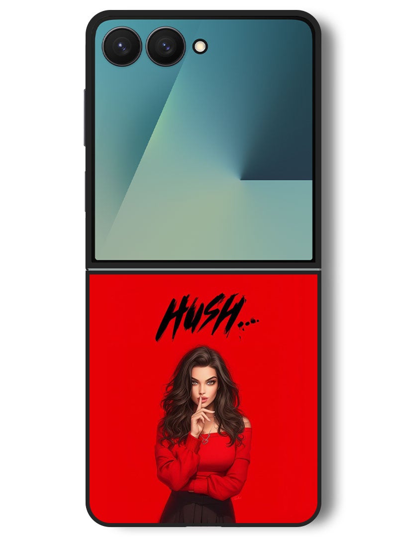 Theodor Case Compatible with Samsung Galaxy Z Flip 7 - 6.9 Inch Protection Shockproof Bumper Cover Hush - Image 1