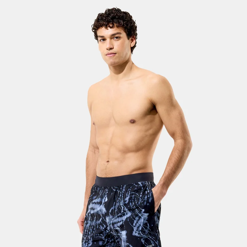 Speedo Black Men's Lookout Print Volley Swimming Shorts for Men | Best Price UAE