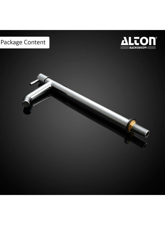 Alton ALTON GRCL3902 Brass Pillar Cock, Extended Body | Table Top Basin Faucet | Bathroom Basin Tap | Chrome Finish - Image 2