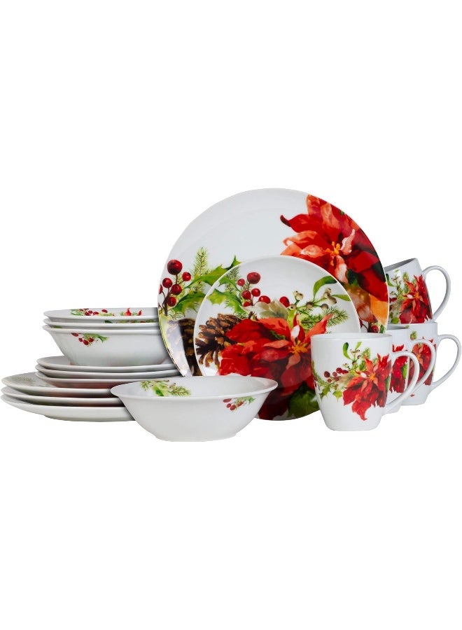 Fitz & Floyd Fitz and Floyd Holiday Home 32Piece Dinnerware Set Assorted - Image 2