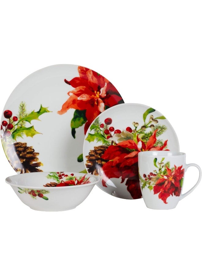 Fitz & Floyd Fitz and Floyd Holiday Home 32Piece Dinnerware Set Assorted - Image 1