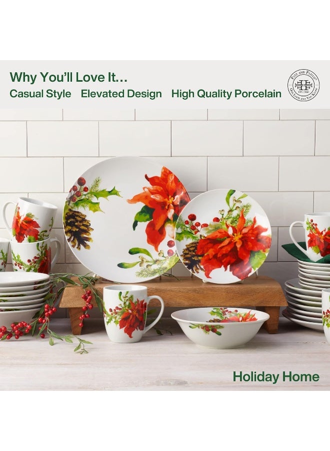Fitz & Floyd Fitz and Floyd Holiday Home 32Piece Dinnerware Set Assorted - Image 4