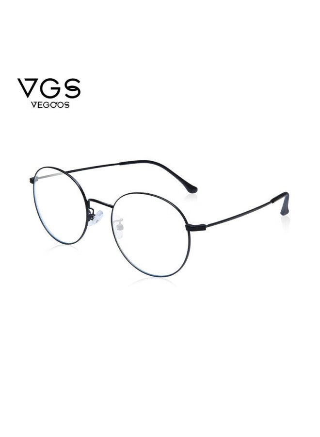 Vegoos Blue Light Blocking And Radiation Protection Gl For Men And Women, Non-prescription Clear Lens Computer Phone Eye Protection Gl, Round Frame Myopia Eyeglass Frames - Image 4