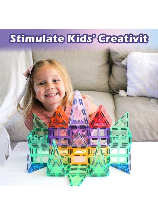Soyee Magnetic Tiles Kids Toys STEM Sensory Toy Magnetic Building Blocks Toys for Toddlers Boys & Girls Ages 3 4 5 6 7 8+ Birthday Girls Gifts  - Image 5