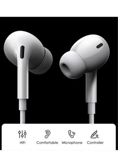 LIXES Compatibility Apple Earbuds with Lightning Wired Headphones [Apple MFI Certified], iPhone Lightning Connector, Compatible with iPhone 13/12/SE/11/XR/XS/X/7/7 Plus /8/8Plus, Supports All iOS Systems，  - Image 3