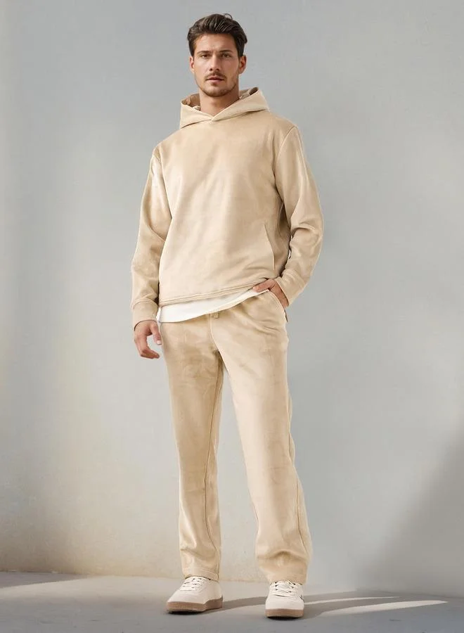 Iconic Iconic Men's Cordrouy Hooded Sweatshirt