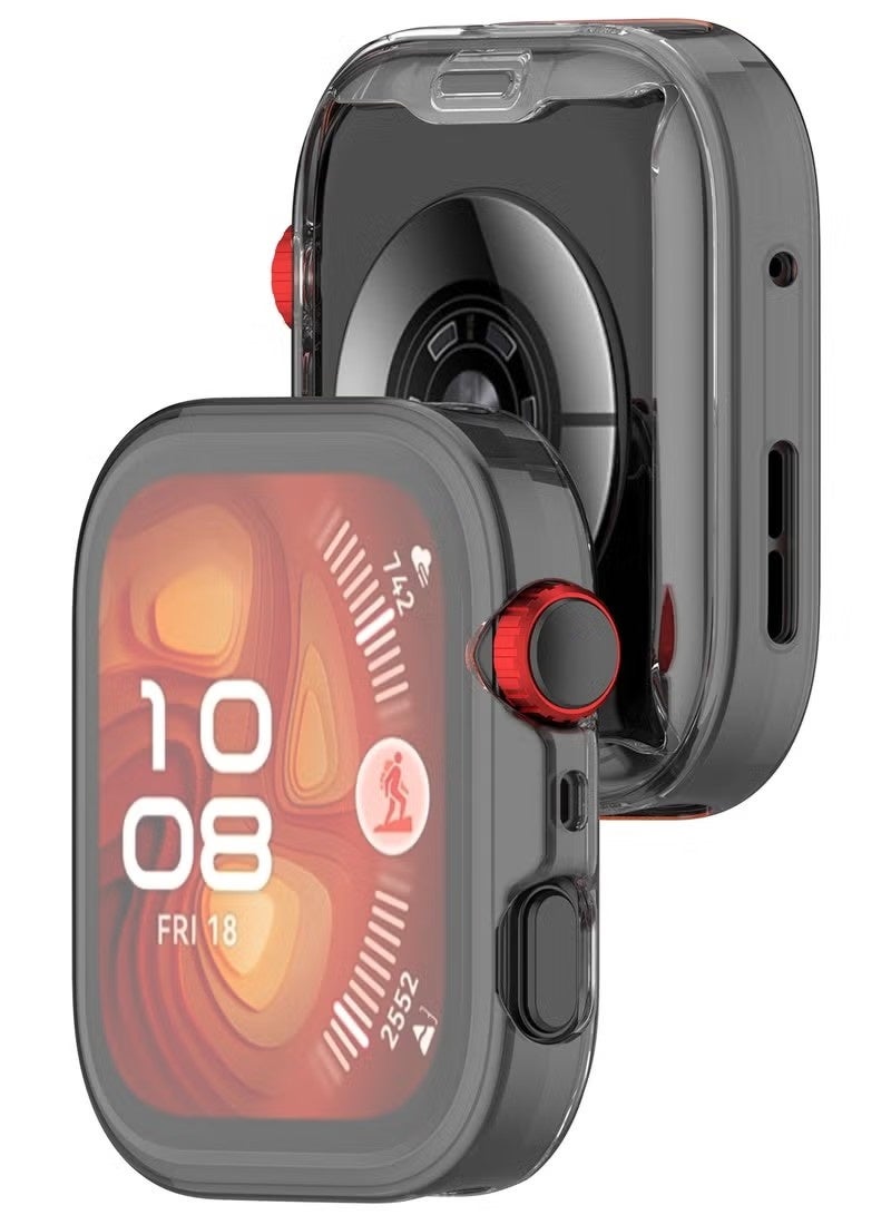 Protective Case Suitable for Huawei Watch Fit 5 TPU Shockproof Protective Case Clear - Image 2