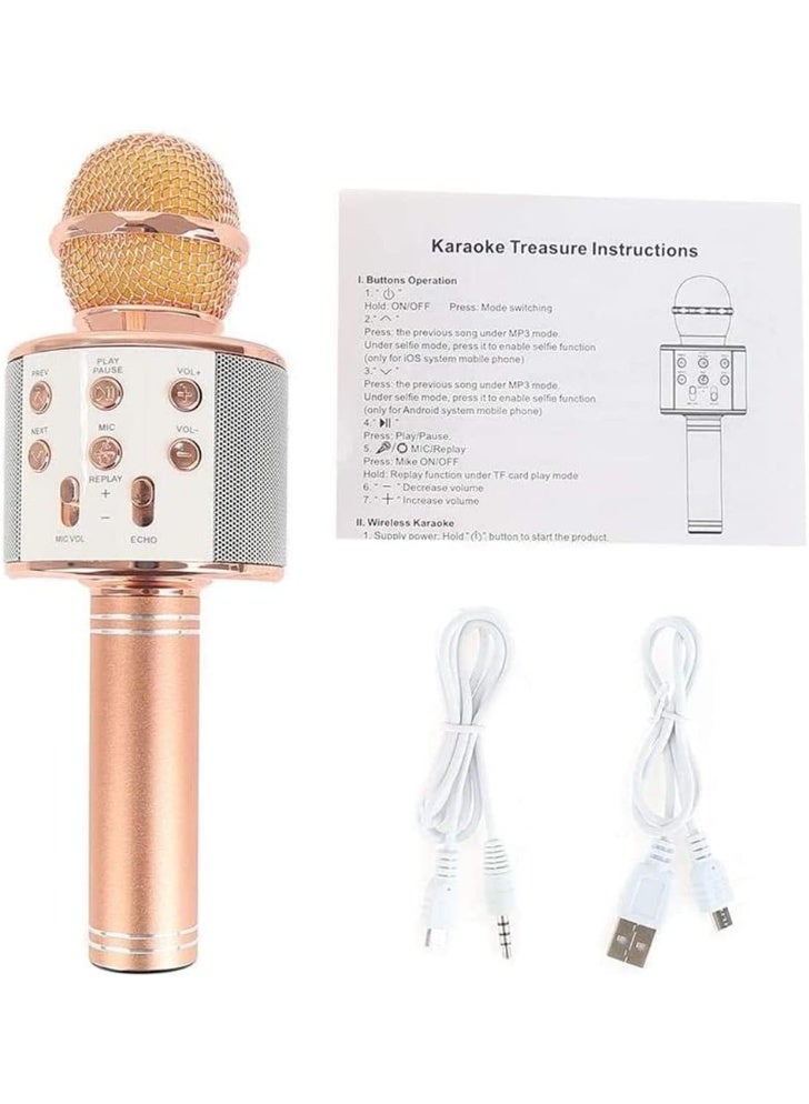 Woster MIC-WS-858 Handheld Wireless Bluetooth Karaoke Microphone - Image 4