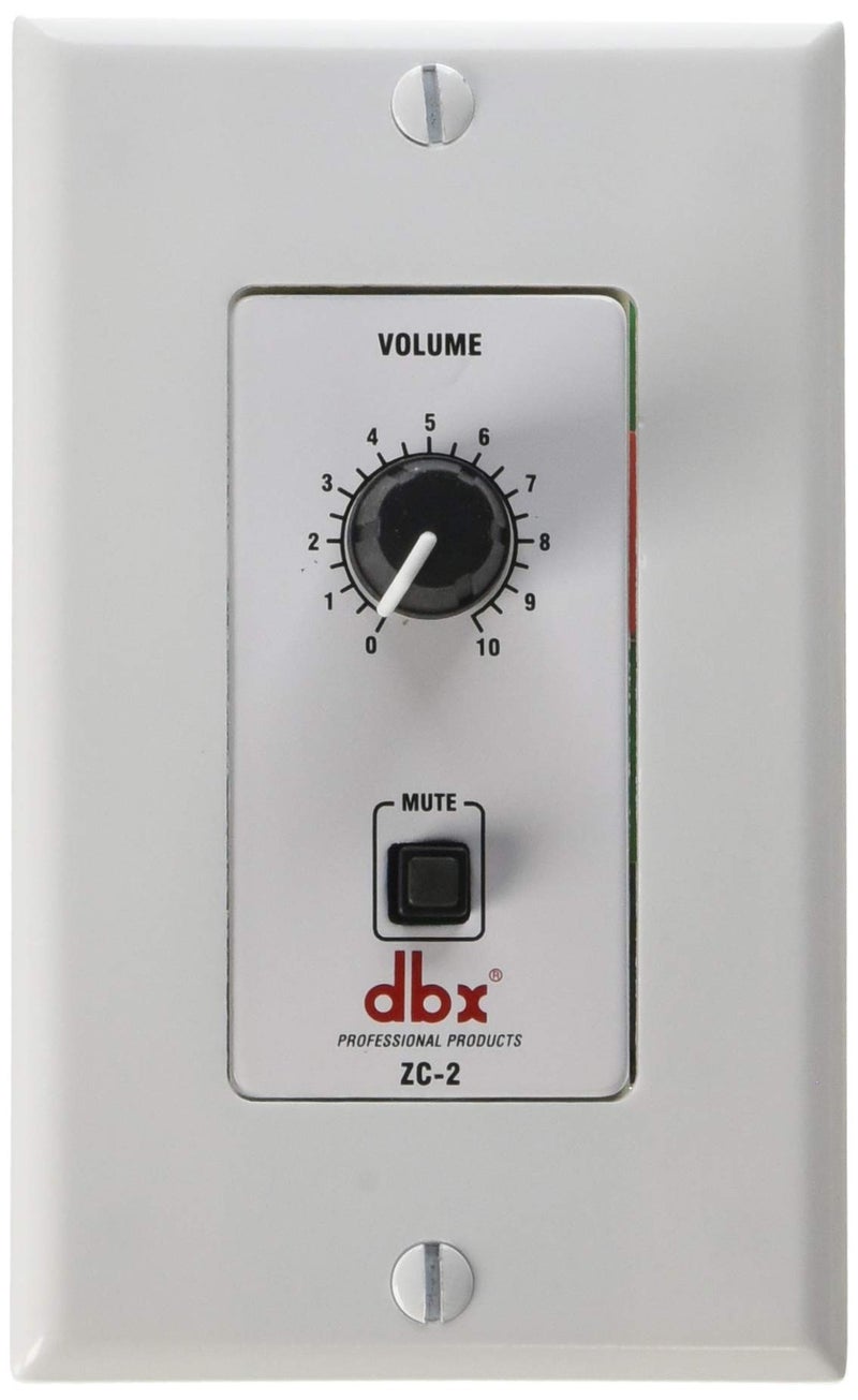 dbx ZC-2 Wall-Mounted Zone Controller White