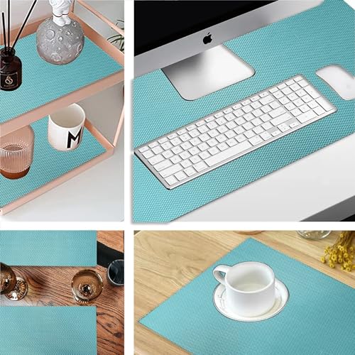 ElastPro (45 cm X 5 m) EVA Food Grade Multipurpose Washable Anti Slip Mat/Sheet for Fridge, Shelf Liner, Table, Kitchen Drawer mat (Diamond Texture, Light Blue) - Image 5