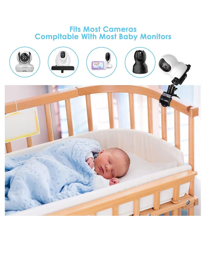 حامل مراقبة الأطفال قابل للتدوير 360 درجة قابل للتعديل حامل كاميرا مرن لحامل كاميرا مراقبة الأطفال في المهد - Image 4