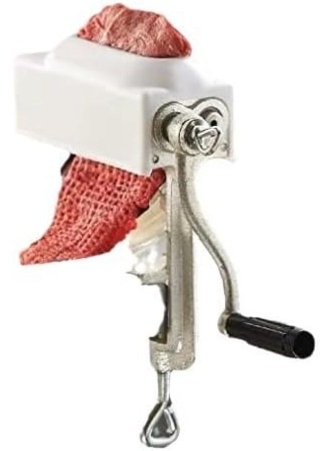 M MIAOYAN Manual Meat Tenderizer, Steak Flattener, Chicken Cutlet Flattener, Aluminum Alloy Roller-Type Meat Tenderizer, Manual Meat Processing Tools, Kitchen Meat Preparation Equipment - Image 1