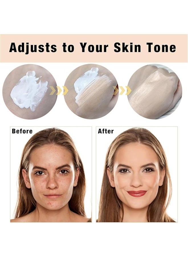 كريم أساس ومخفي عيوب متغير اللون، سائل مكياج خالٍ من العيوب مع عامل حماية SPF 45 - Image 2