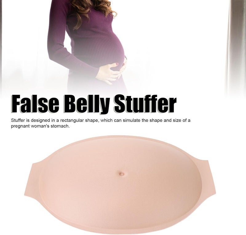 klarako Fake Pregnancy,Inflatable Belly Empty Fake Padded Pregnancy,Belly Rectangular Breathable Lightweight Artificial Pregnant Tummy for Props Costumes Cosplay - Image 5