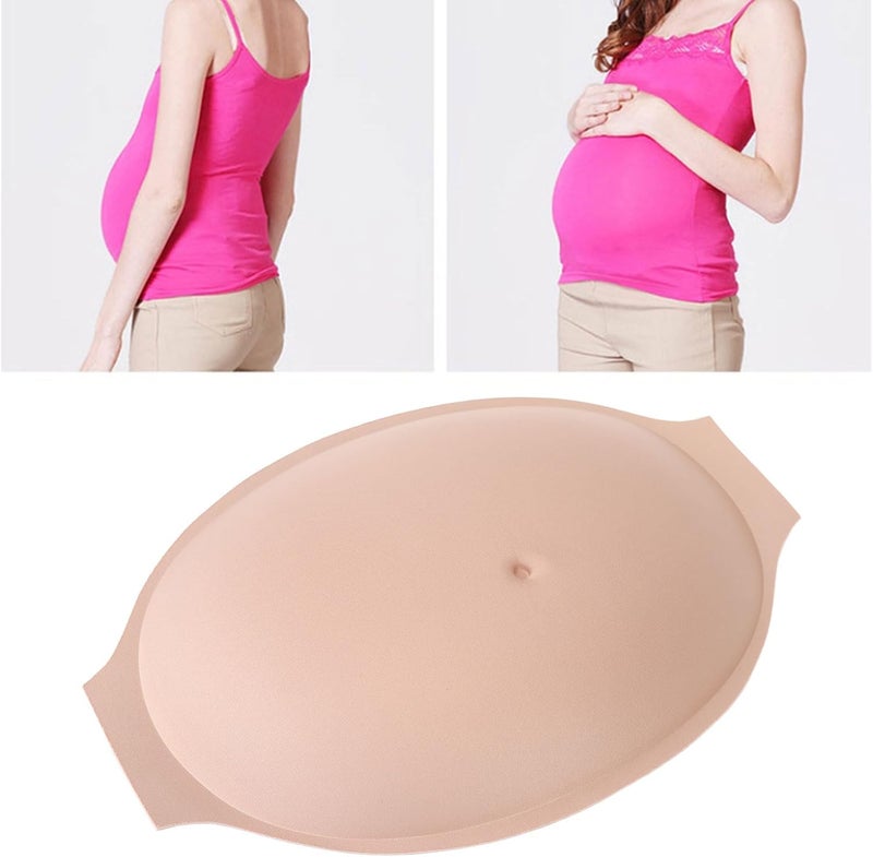 klarako Fake Pregnancy,Inflatable Belly Empty Fake Padded Pregnancy,Belly Rectangular Breathable Lightweight Artificial Pregnant Tummy for Props Costumes Cosplay - Image 3