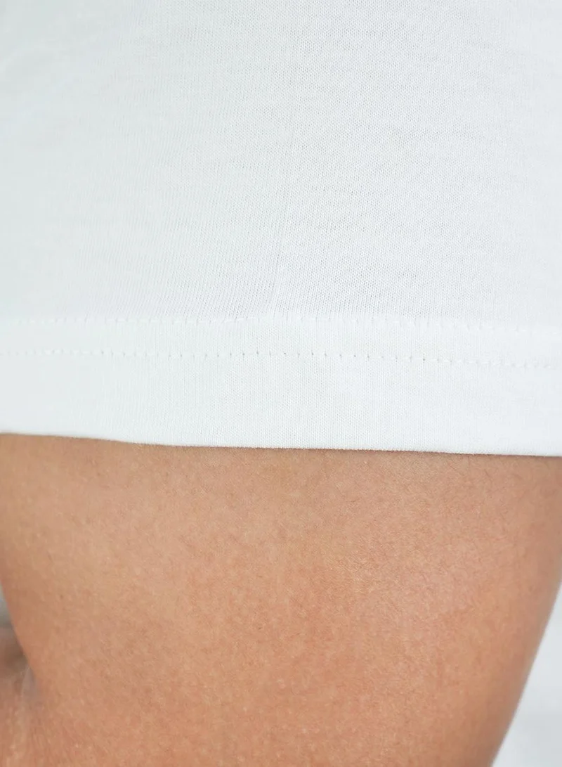 GIORDANO  Men's Slim Fit Cotton Signature Print Tee for Men | Best Price UAE