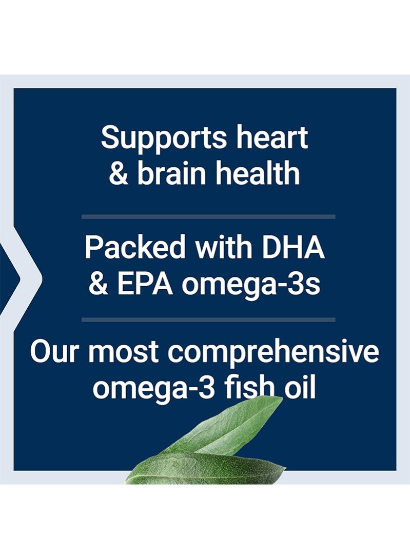 Life Extension Super Omega-3 Plus EPA/DHA Fish Oil, Sesame Lignans, Olive Extract, Krill & Astaxanthin - Heart, Brain & Joint Health Support - Gluten-Free, Non-GMO - 120 Softgels - Image 5
