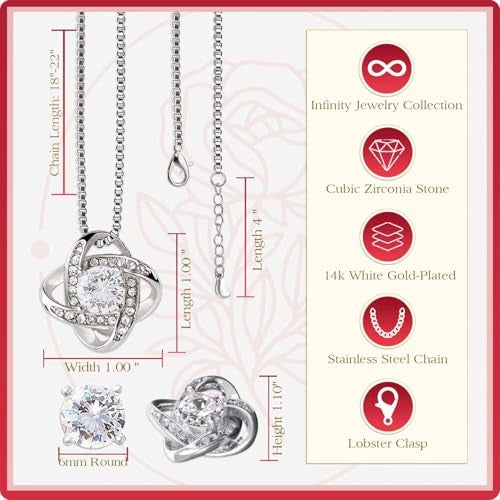 Larvincy I Love You I'm Sorry Gifts For Her, Apology Gift For Her - Wife, Girlfriend, Soulmate - Forgive Me Necklace With Heartfelt Message In A Stunning Box, Let's Start Over Love Necklace Present - Image 4