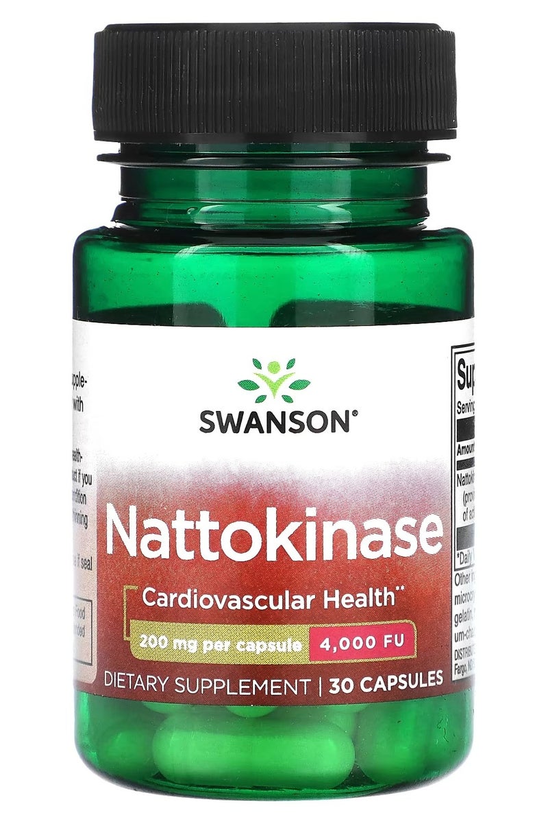 Swanson, Nattokinase, 200 mg, 30 Capsules