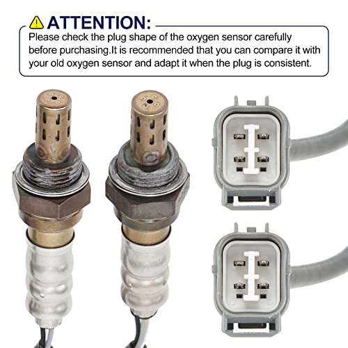 JOYOMSTW O2 Oxygen Sensor Upstream and Downstream for Honda Civic 1.6L 1999-2000, CR-V 2.0L 1997-2001, for Acura Integra 1.8L 1996-2001, Replace 234-4011 234-4098 2Pcs - Image 3