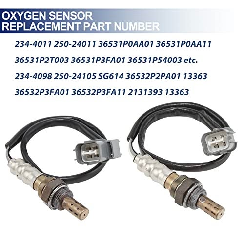 JOYOMSTW O2 Oxygen Sensor Upstream and Downstream for Honda Civic 1.6L 1999-2000, CR-V 2.0L 1997-2001, for Acura Integra 1.8L 1996-2001, Replace 234-4011 234-4098 2Pcs - Image 4