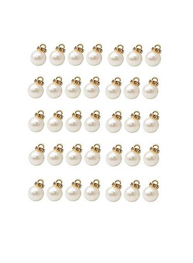 لاسوم 25 قطعة من اللؤلؤ الصناعي المسطح دلايات الخرز المعلقات نتائج صنع المجوهرات بنفسك - Image 2