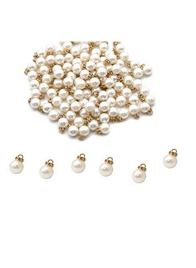 لاسوم 25 قطعة من اللؤلؤ الصناعي المسطح دلايات الخرز المعلقات نتائج صنع المجوهرات بنفسك - Image 1