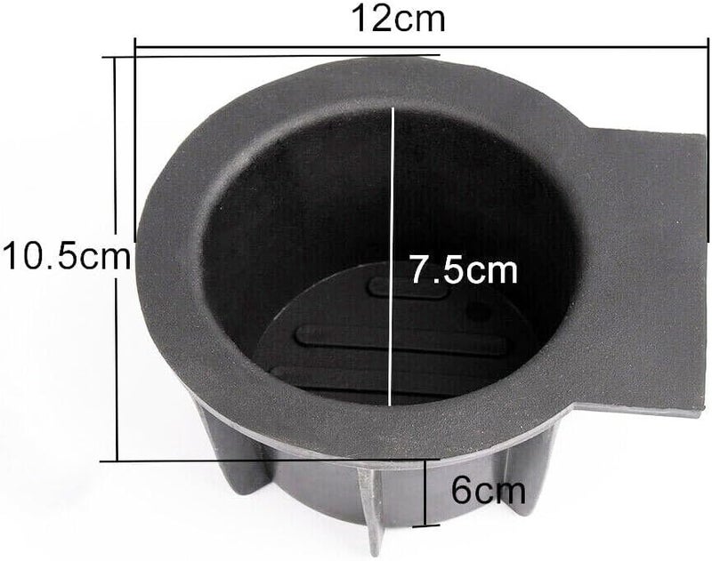 WXZOS Front Console Cup Holder Rubber Insert Liner Fit for Ford F-150 Expedition Navigator - Image 2