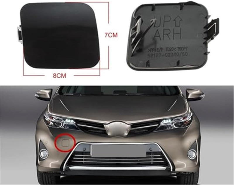 Wivplex Front Bumper Tow Hook Cover for Toyota Auris II - Image 5