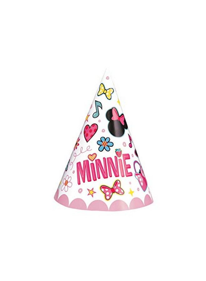 Unique Minnie Mouse Birthday Party Supplies Activity Bundle Pack Includes 8 Kid Party Cone Hats And 8 Party Blowouts - Image 3