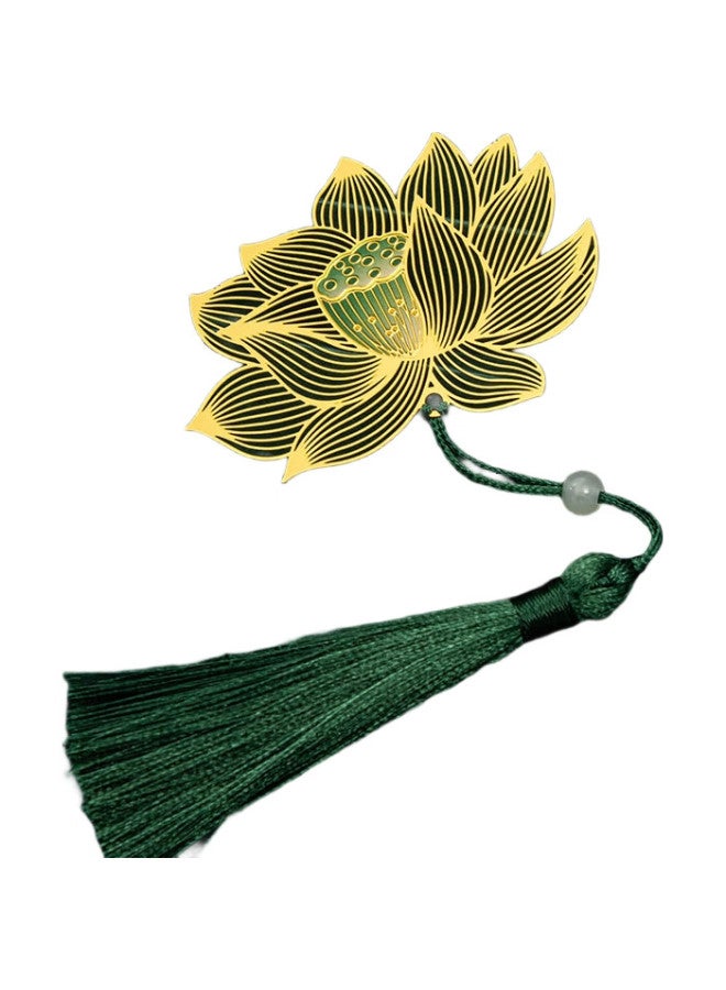 Tianse Brass Bookmark Gift Box, Classical Chinese Style Vintage Gift, Metal Graduation Souvenir, Teacher'S Day Gift, For Men And Women, Annual Meeting Birthday, 4 Pieces/Box, Ts-5882 Colorful Leaf Veins - Image 1