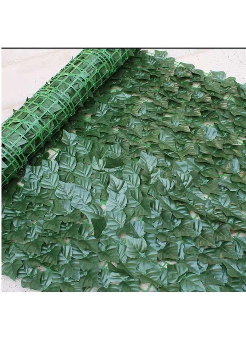 LINGWEI Artificial Wall Grass Fake Faux Hedge Privacy Fence Wall Screen Leaf and Vine Decoration for Outdoor Garden Home Decor 100x100cm  - Image 5