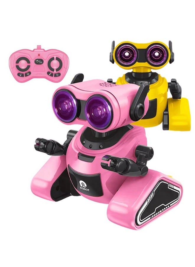 روبوت الروبوت تفاعلي بالإشارة للصبيات والفتيات من 6 سنوات، روبوت ذكي مع تحكم عن بعد، عينات LED وموسيقى، لعبة مغامرة تغني وترقص، هدية تعليمية STEM للأطفال - Image 3