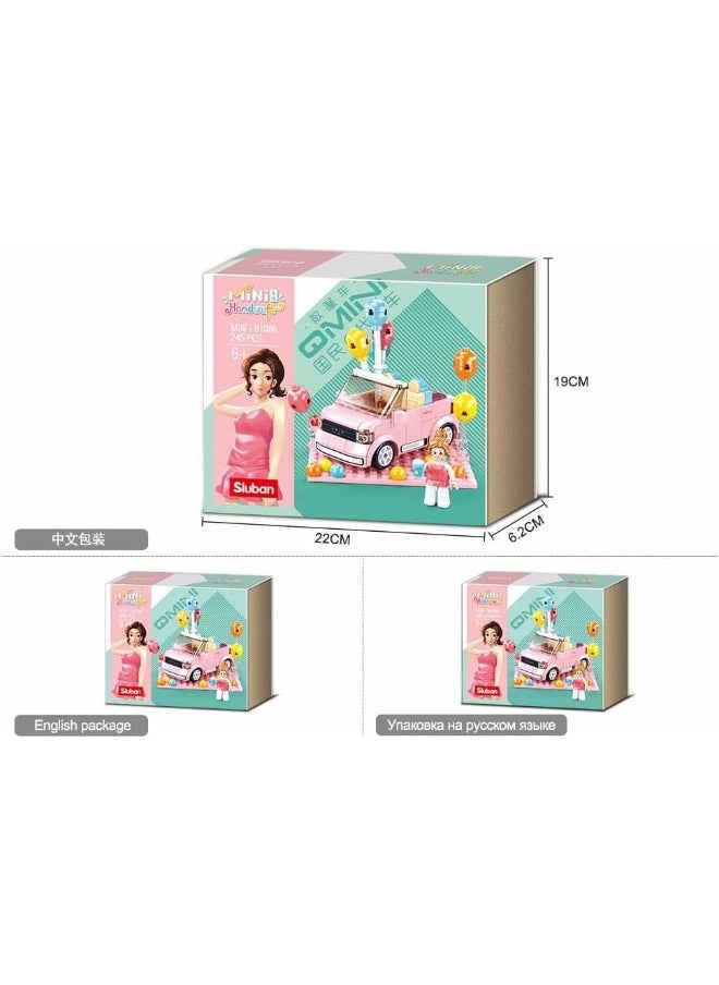 Sluban Sluban Mini HandCraft Series - MiniQ Open-topped Car Building Blocks 245 PCS  - Image 1