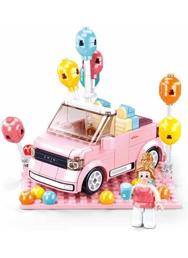 Sluban Sluban Mini HandCraft Series - MiniQ Open-topped Car Building Blocks 245 PCS  - Image 3