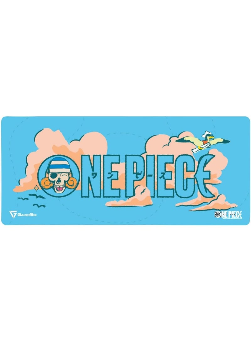 Gamertek XXL Gaming Desk Mat – Nami Edition, 900 × 400mm Extended Mouse Pad, Stitched Edges, Anti-Slip Rubber Base - Image 1