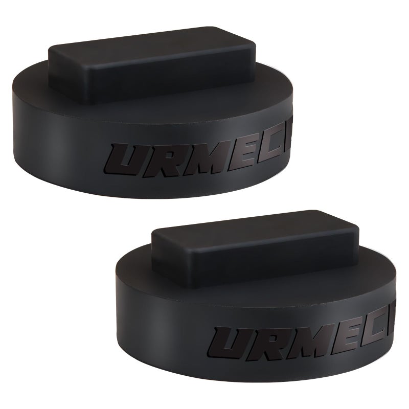 URMECCH 2Pcs Dualuse Lifting Axle Saddle Adapter Pads for BMW X3 X5 X6 X7 Compatible with 48 Ton Hydraulic Bottle Jack with 142 Recess Car Trolley Floor Rubber Jack Pad Pucks for BMW and Mini