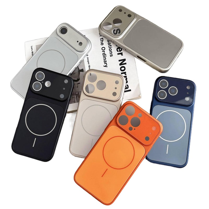 Acrylic MagSafe Case for iPhone 11 with Shockproof and Drop Protection plus Shockproof plus Strong Magnetic plus Full Coverage in Navy Blue - Image 2