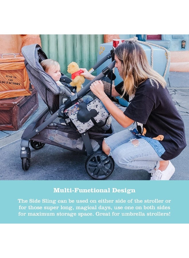 جي إل تشيلدريس شبكة تخزين عربة الأطفال من ديزني بيبي بواسطة ج.ل. تشيلدريس، منظم عربة الأطفال، ميكي أسود - Image 3