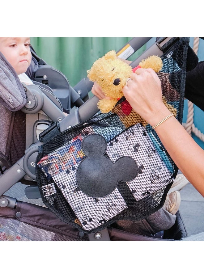 جي إل تشيلدريس شبكة تخزين عربة الأطفال من ديزني بيبي بواسطة ج.ل. تشيلدريس، منظم عربة الأطفال، ميكي أسود - Image 4
