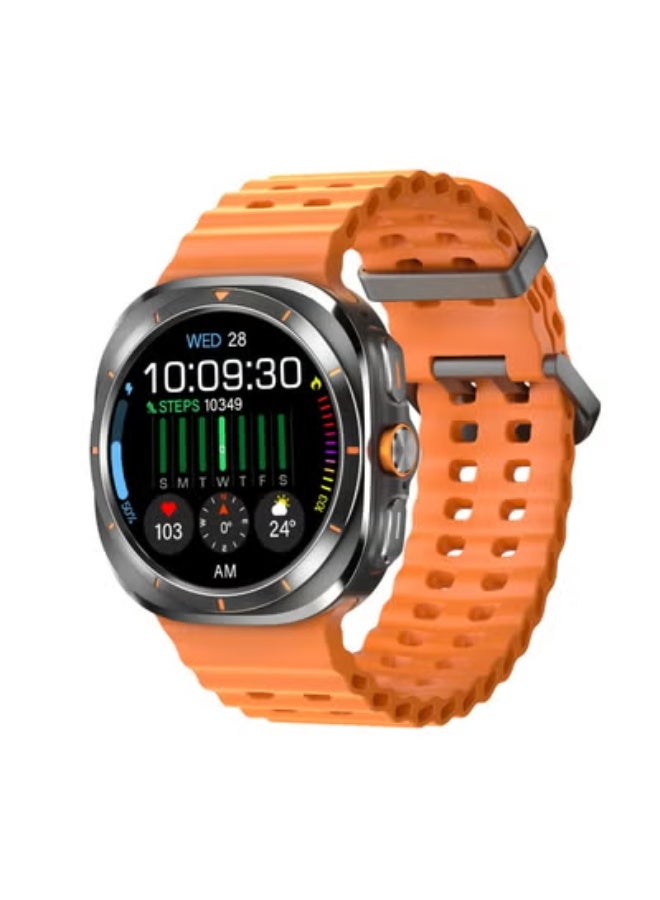 W7 Smartwatch FitCloudPro Integrated AMOLED Display Health And Fitness Tracker with NFC and Wireless Charging - Image 1