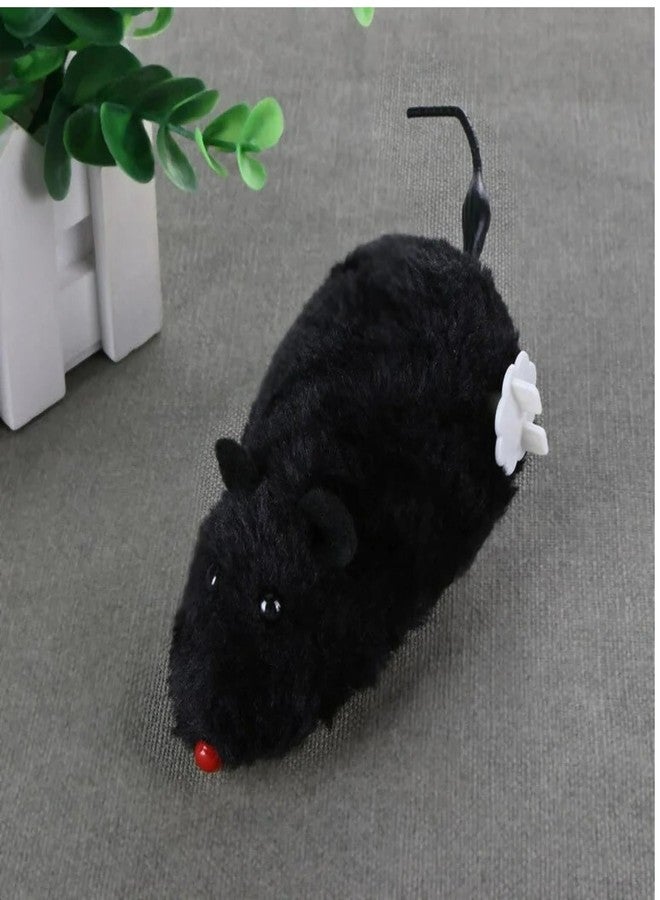 Munmoll Cute Clockwork Mouse Toys 1 PCS Moving Mouse Toy for Pet Cat Outdoor Kitten Playing Rat Toys for Cat Dogs Kids (Black Color) - Image 1