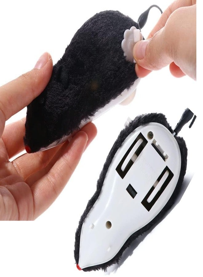 Munmoll Cute Clockwork Mouse Toys 1 PCS Moving Mouse Toy for Pet Cat Outdoor Kitten Playing Rat Toys for Cat Dogs Kids (Black Color) - Image 5