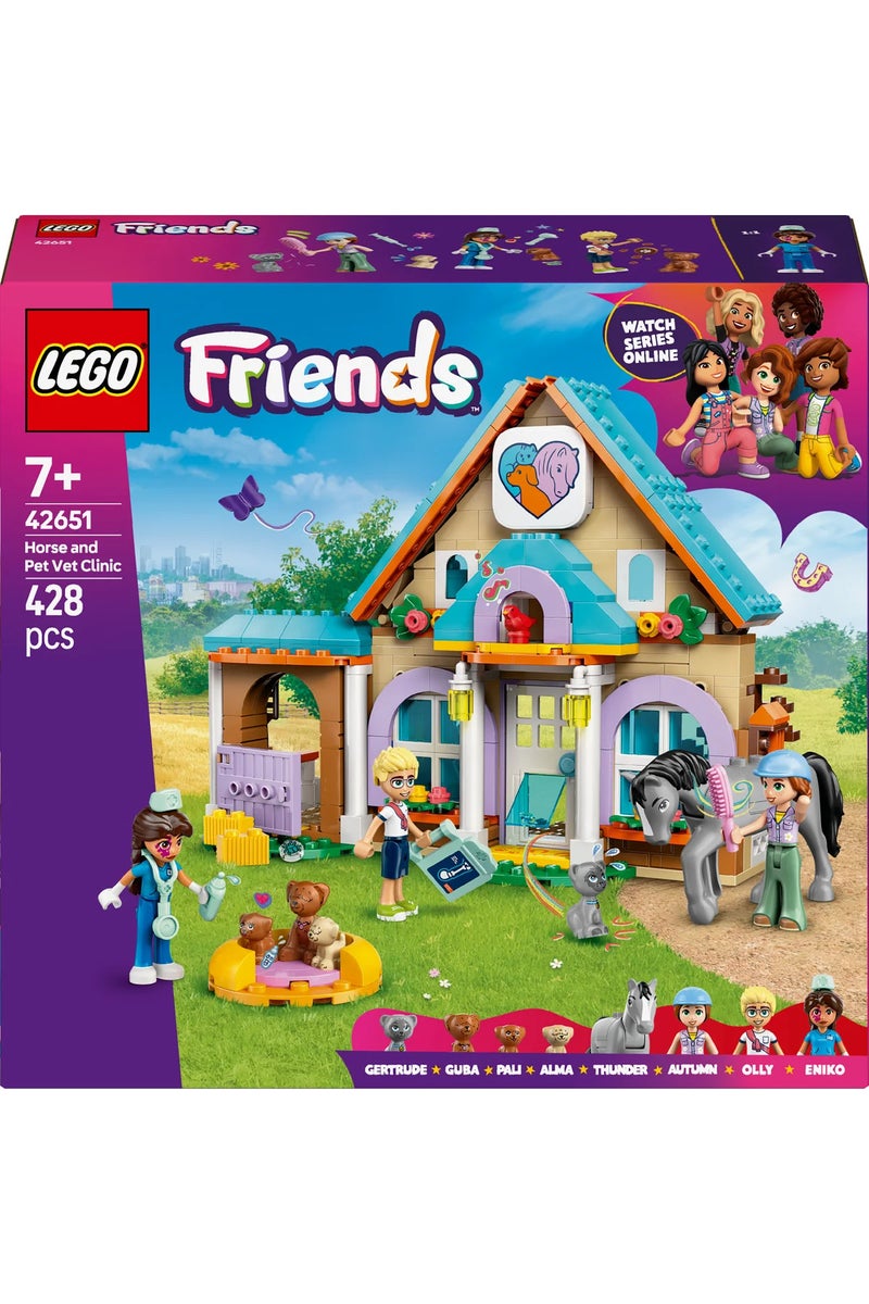 LEGO ® Friends Horse and Pet Vet Clinic Pretend-Play Toy 42651 - Image 3