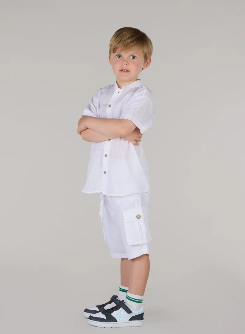 جاست نيتشر قميص أولاد بأكمام قصيرة