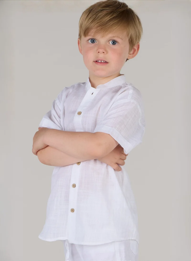 جاست نيتشر قميص أولاد بأكمام قصيرة