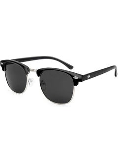 FEISEDY Women Men Square Pilot Sunglasses Gradient Lens Retro Small Metal Shades B2953  - Image 1