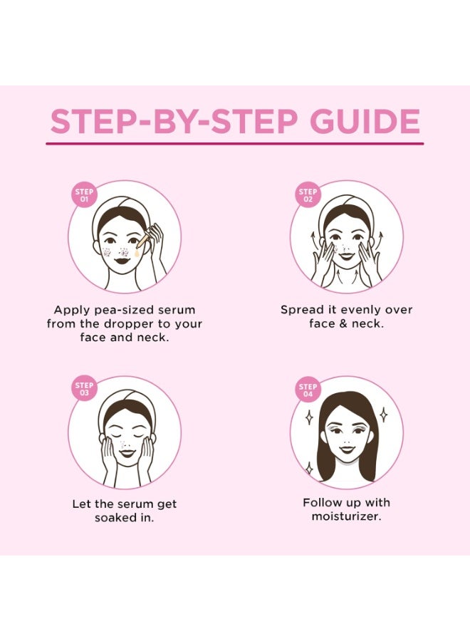 Orgatre Korean Face Serum for Glowing & Glass Skin – 10% Niacinamide, 2% Kojic Acid, 1% Ceramide, Alpha Arbutin & Rice Water | Brightening, Anti-Pigmentation, Anti-Aging | For Men & Women | 30ml - Image 4
